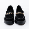Chic Black Suede Loafers