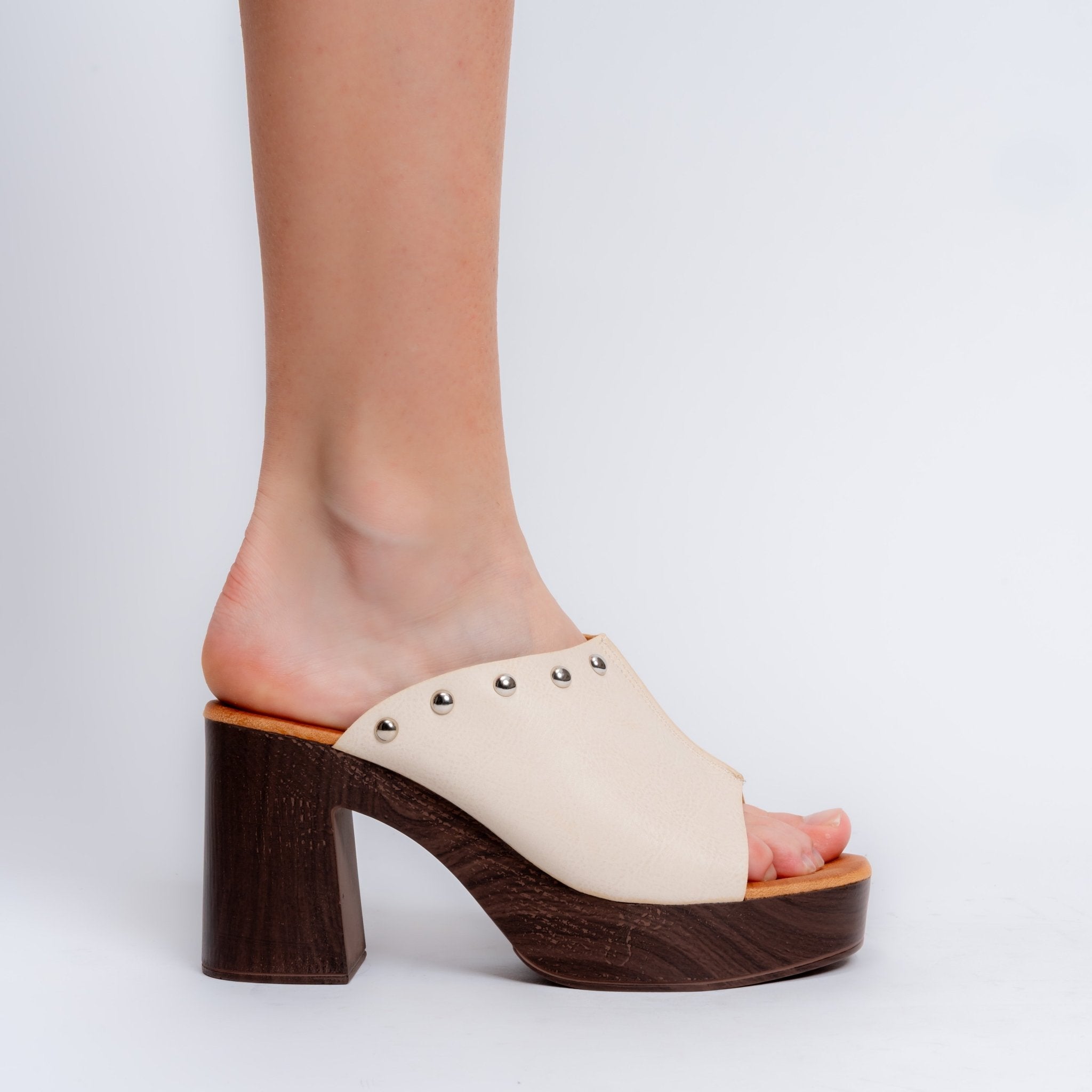 The Tall Classic - Beige Heels — view 3