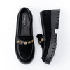 Chic Black Suede Loafers