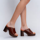The Tall Classic - Coffee Brown Heels