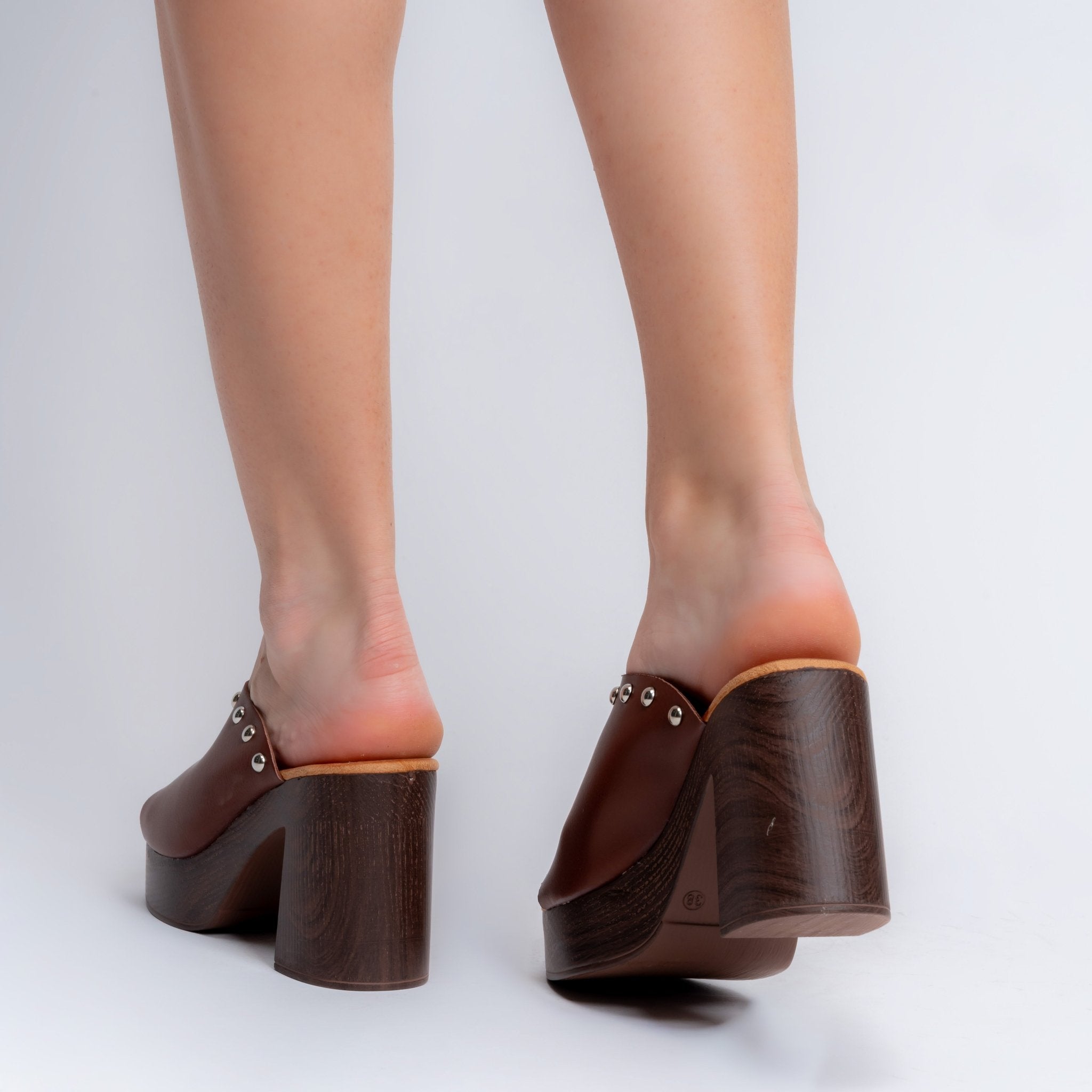 The Tall Classic - Coffee Brown Heels — view 6