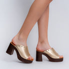 The Tall Classic - Golden Heels