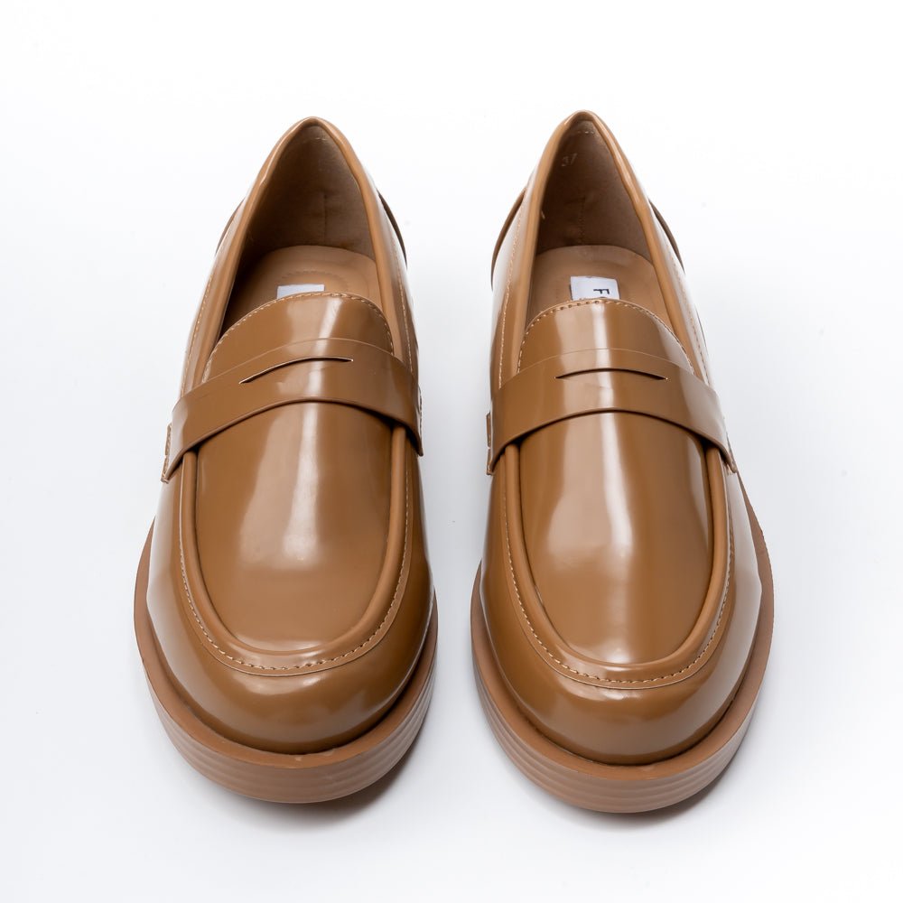 Penny Patent - Khaki Loafers - view 4