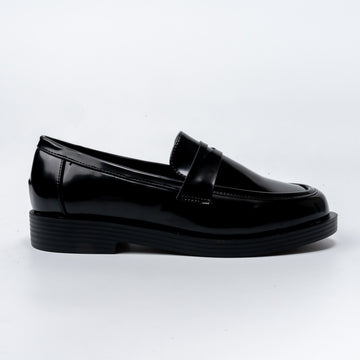Penny Patent - Black Loafers