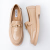 Urban Gloss - Beige Patent Loafers