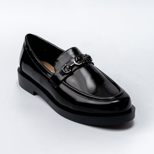 Urban Gloss - Black Patent Loafers