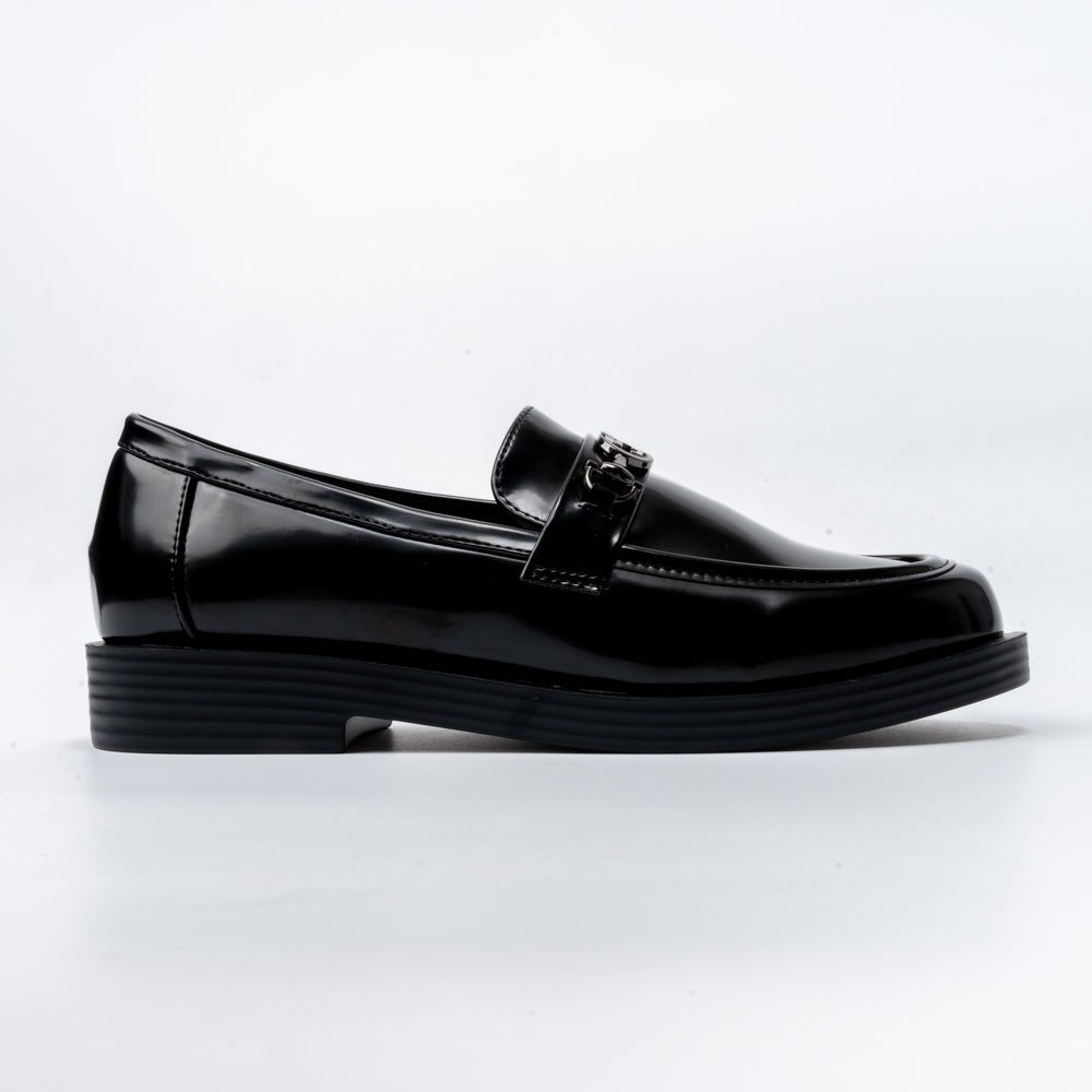 Urban Gloss - Black Patent Loafers