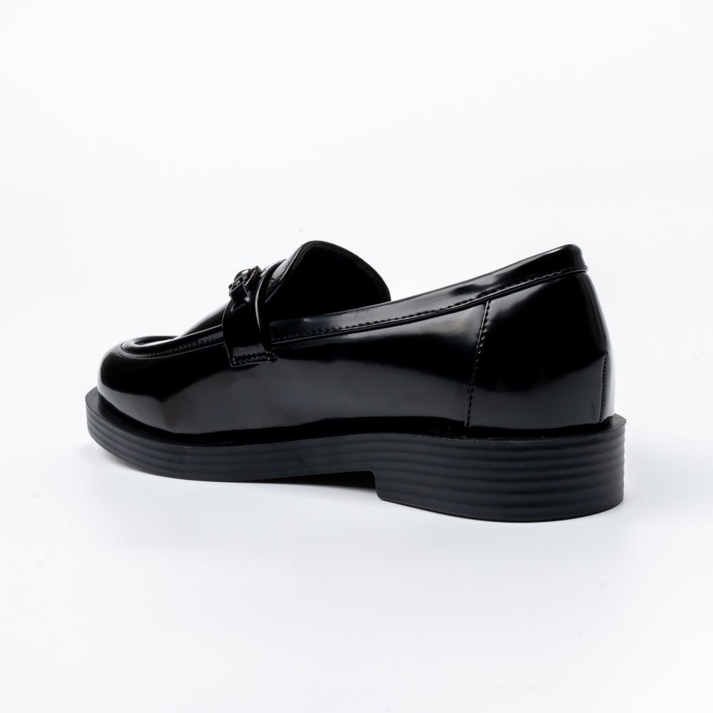 Urban Gloss - Black Patent Loafers - view 3