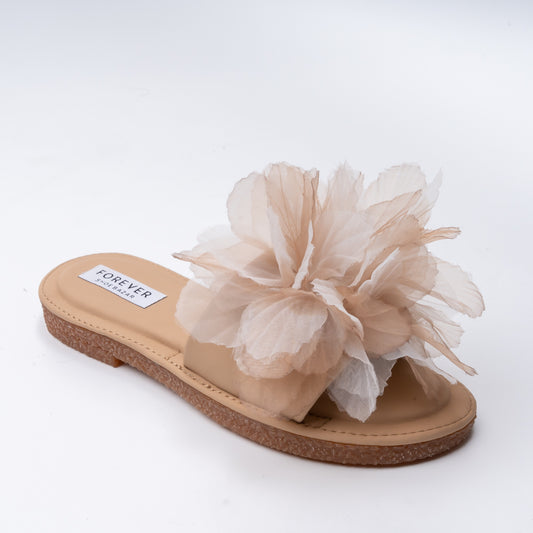Cute & Charming - Beige Flats