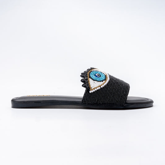 Evil Eye - Black Flats