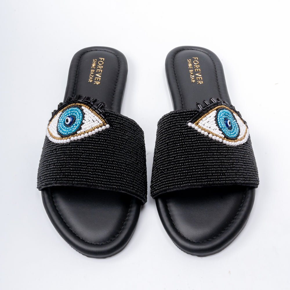 Evil Eye - Black Flats - view 3