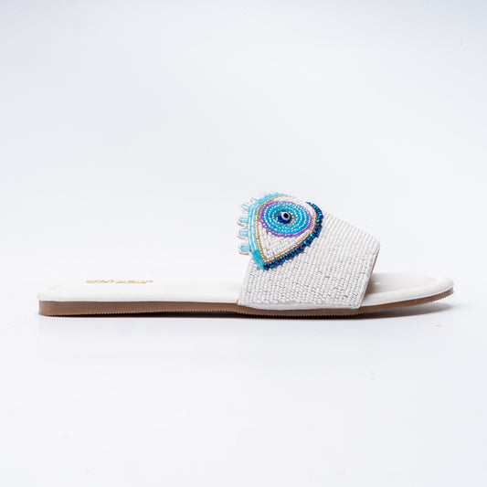 Evil Eye - White Flats