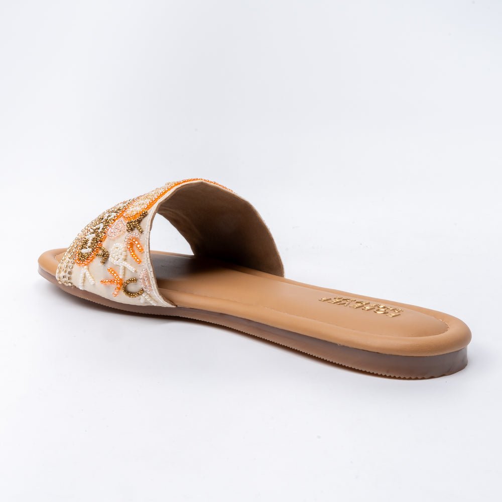 Vacation Vibes - Beige Flats - view 3
