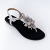 Glow Wing - Silver Flats Sandal