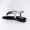 Glow Wing - Silver Flats Sandal