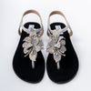Glow Wing - Silver Flats Sandal