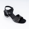 Ivory Luxe - Black Block Sandals