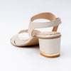 Ivory Luxe - Gold Block Sandals