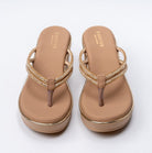 Gleam Wedge - Beige Platform Heels - view 4