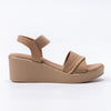 Midnight Glam - Beige Wedges