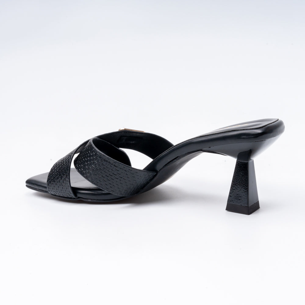 Cross Vine Logo - Black Casual Heel - view 4