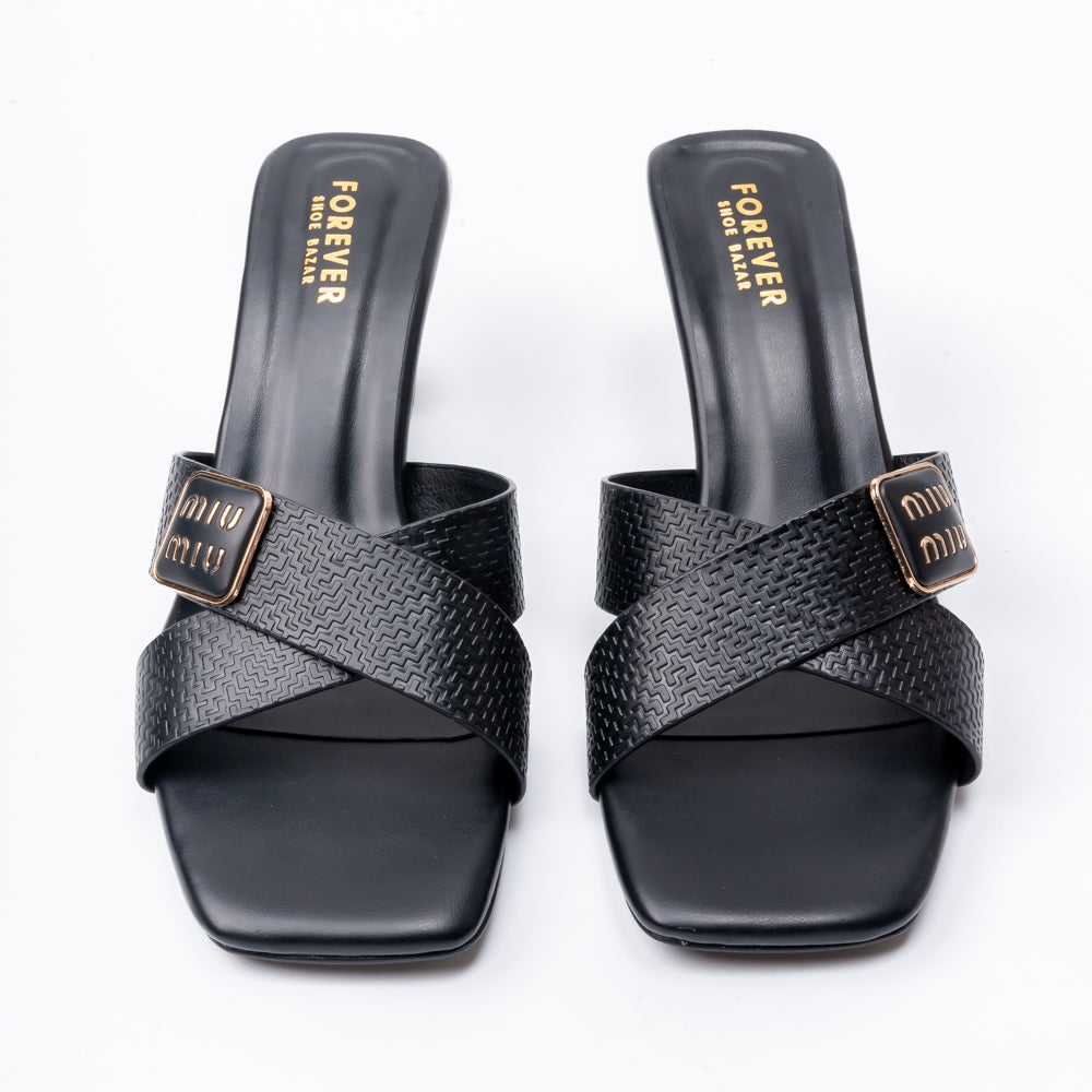 Cross Vine Logo - Black Casual Heel - view 5