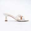 Cross Vine Logo - White Casual Heel