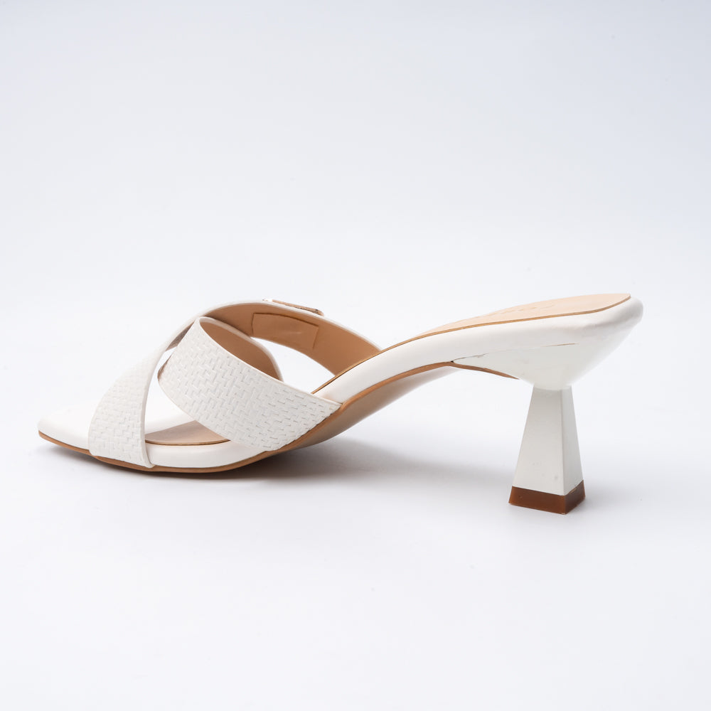 Cross Vine Logo - White Casual Heel - view 4