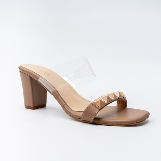 Urban Charm - Beige Casual Heel