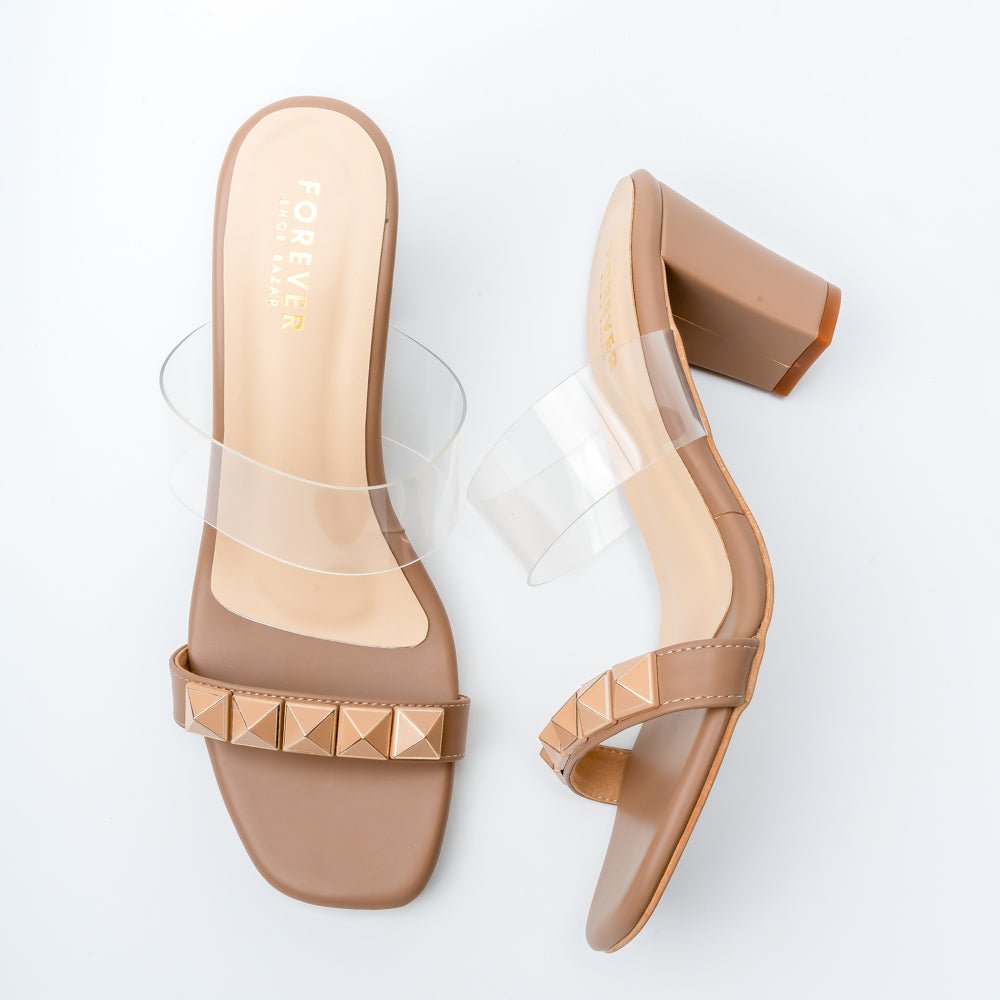 Urban Charm - Beige Casual Heel - view 6