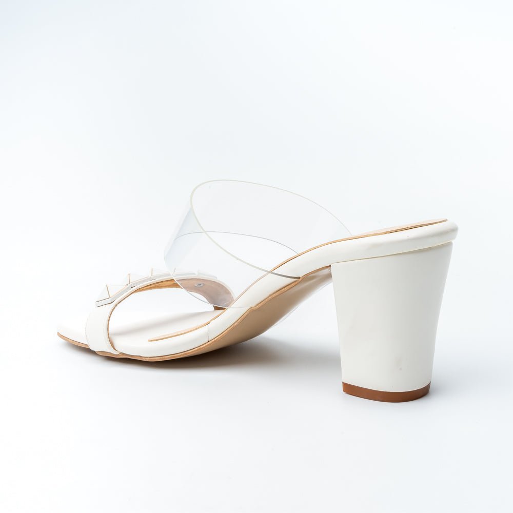 Urban Charm - White Casual Heel - view 4