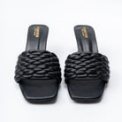 Elara Braided - Black Casual Heels - view 5