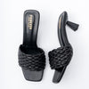 Elara Braided - Black Casual Heels