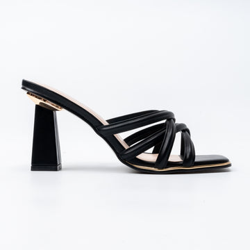 Midnight Strata - Black Casual Heels