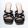 Midnight Strata - Black Casual Heels