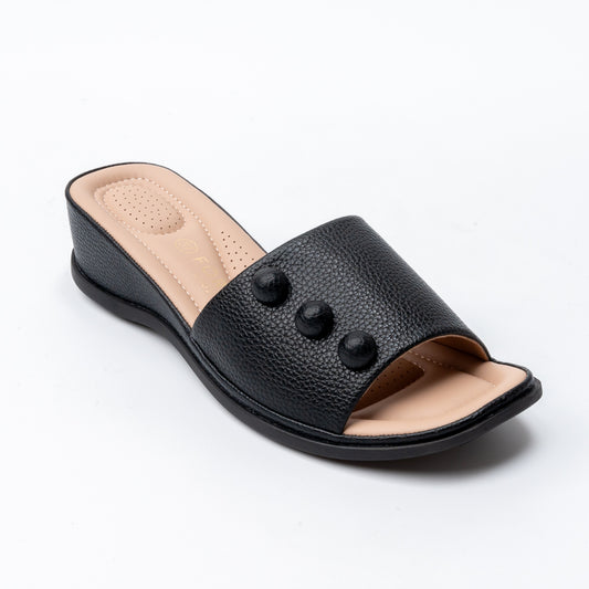 Pebble Luxe Charm - Black Casual