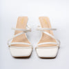 Strappy - White Kitten‑Heel