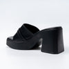 Buckle It Mule – Black Casual