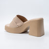 Buckle It Mule – Beige Casual