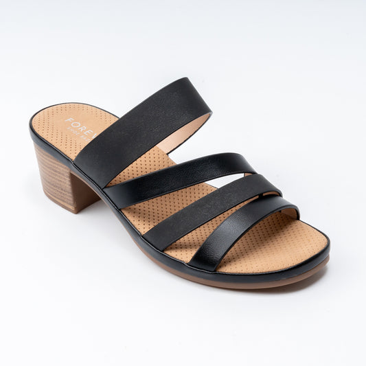 Skulpted Grace Sandals- Black Casual Wear