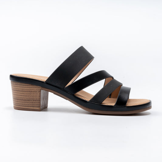 Skulpted Grace Sandals- Black Casual Wear