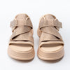 The Onyx Wedge - Beige Heels
