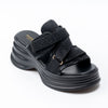 The Onyx Wedge - Black Heels