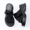 The Onyx Wedge - Black Heels