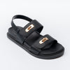 TwistLock Charm - Black Sandals