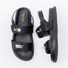 TwistLock Charm - Black Sandals - view 5