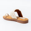 Pearl Whisper - Cream Toe‑Loop Slide
