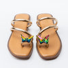 Butterfly Kiss - Gold Flats