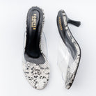 Crystal Python - Black Mules - view 6