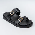 Slide & Shine - Black Casual Slides - view 2